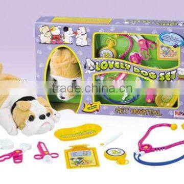 pets plastic toys doctor set toy set