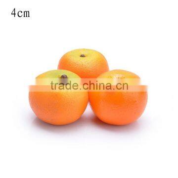 40mm mini Polystyrene artificial orange fake home decoration fruit and children DIY