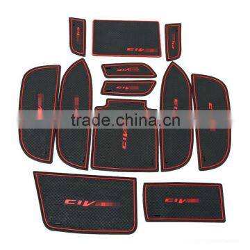 Chinese top supplier gate slot mats for Honda Civic(Nine Generation)1.8L 12pcs/set