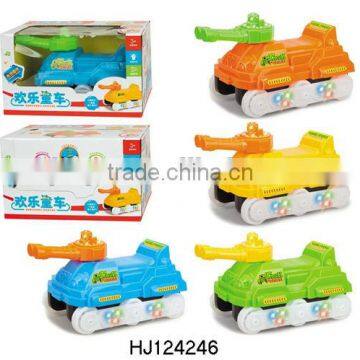 Electronics Tank Toys With Light And Music, B/O Plastic Toys, Power-driven Toys Flashing Tank