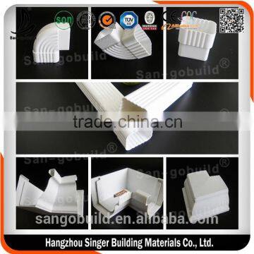 .New Building Material PVC Rain Water Gutters PVC Rain Gutter System Supplier's Choice photo-5