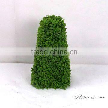 high simulation Artificial Spiral topiary grass tower made in china