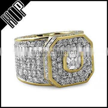 Luxurious Hip Hop Iced Out Ring For Mens