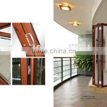 High quality heavy folding aluminium door TFFA-84