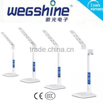 Eyes protection LED desk lamp 4w room table lamp,with clock calendar temperature with USB port