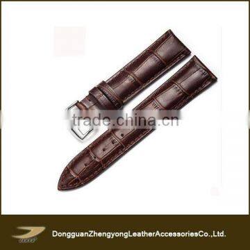 wholesale high quality leather watch strap, custom fashion leather watch strap