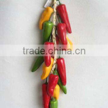 2013 New Artificial Fruits Fake Vegetables23 inch Artificial Chilli String