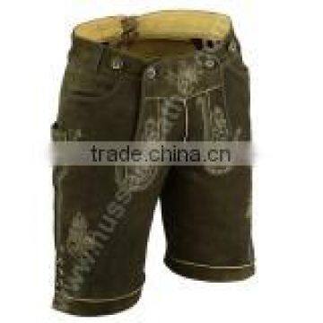Herren Leder Short Design With Different Shape Wells