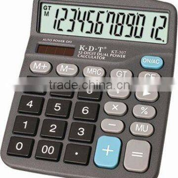 12 digits solar calculator KT-307