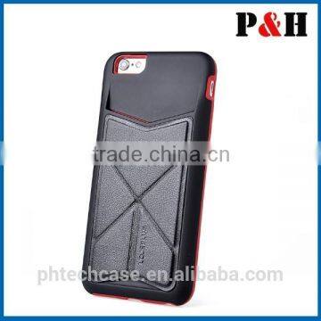 for Iphone 6 Credit Card Case TPU + PU Leather Bar Phone Case Cover New Style photo-6