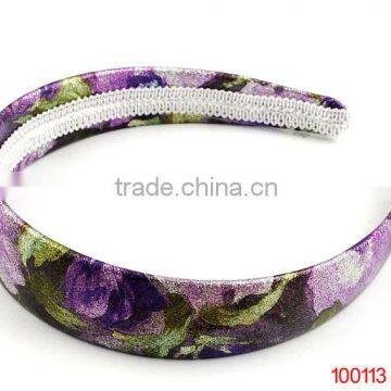 flower print headband hairband