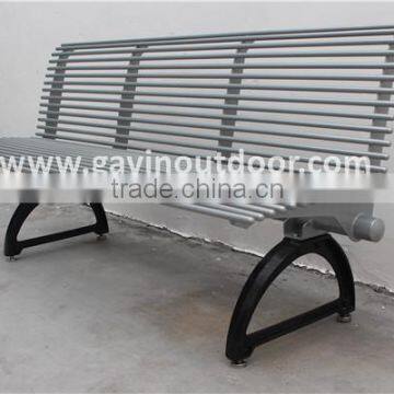 Cast Iron Outdoor Bench Outdoor Steel Pipe Bench photo-2