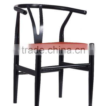 Antique Y-Shape Restaurant Furniture Solid Wood Arm Chair photo-2