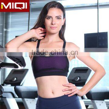 2016 Wholesale Top Quality Sexy Women Fitness Clothing Spandex Yoga Wear Mesh Sports Bra                        
                                                Quality Choice