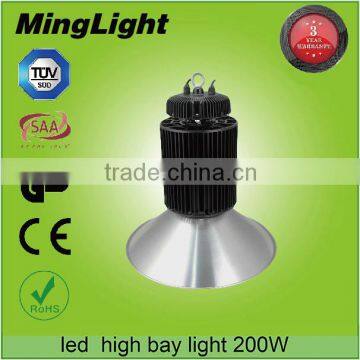 Indoor and outdoor high power 100w-250w led industrial factory light dimmable high bay light