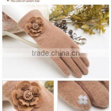 Hot New Wool Knit Lady Gloves Fashion Gloves For 2015