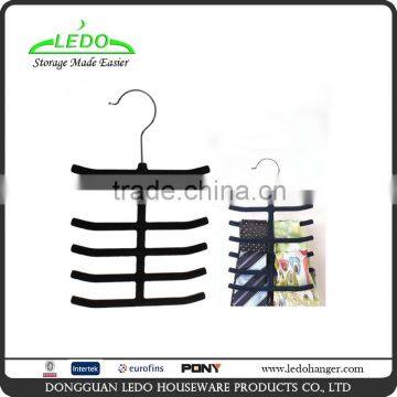 Fishbone Style Multifunctional Velvet Tie Holder Belt Hanger Scarf Storage Sock Organizer/.