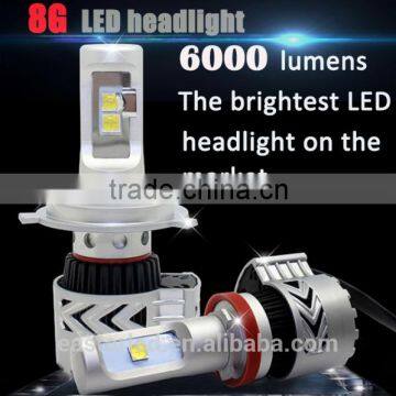 Super Bright 6000lm h4 Led Lighting 6000K photo-2