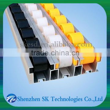 plastic roller track for transporting carton or pallet SKP-12