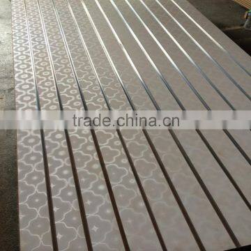 New design melamine MDF slatwall