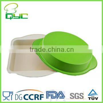 Non-stick Carbon Steel Ceramic Coating Pizza Pan photo-4