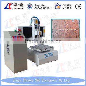 Cheap High Performance Mini Desktop CNC Router For Printed Circuited Board 3030 (300*300mm)