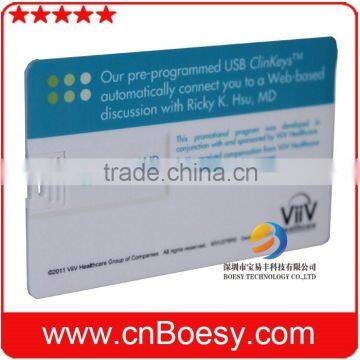 Interface Type USB 2.0 Plastic Webkey USB Business Card