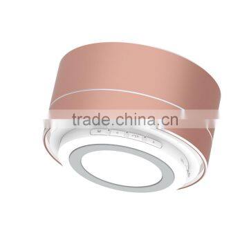 2016 New Product Aluminum mini bluetooth Speaker with Led Light Sound Box 400mAh Portable Car speaker                        
                                                                                Supplier's Choice
