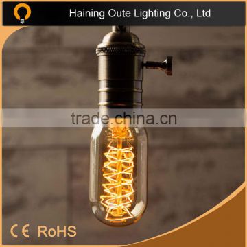 Clear Glass T45(T14) E27/E26 Base Retro Vintage Edison Light Bulb Clear Glass Antique Edison bulb Carbon filament light bulbs