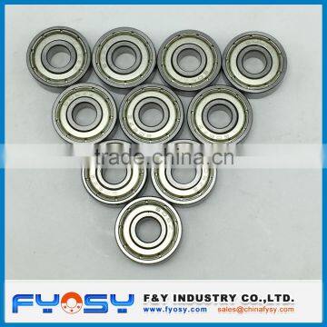 deep groove ball bearing 608ZZ 608-2RS single row ball bearing 8X22X7MM miniature deep groove ball bearing