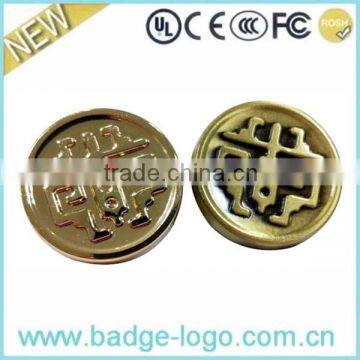 factory price hot sale plated bronze metal coin
