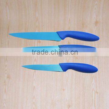 3 pcs cheap knives with pp handle MS056