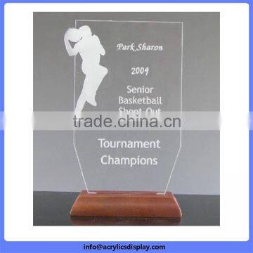 China supplier manufacture latest hottest acrylic trophy