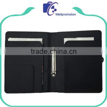 office black microfiber a3 size 2 ring binder portfolio