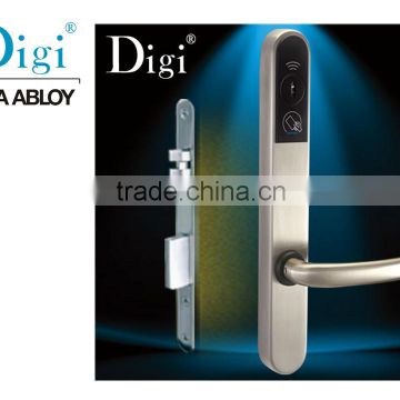 Electronic Card Lock for hotel with Euro mortise 5 latches