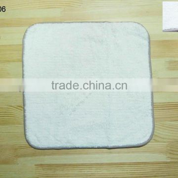 75% polyester+ 30% nylon over lock micro fiber towel