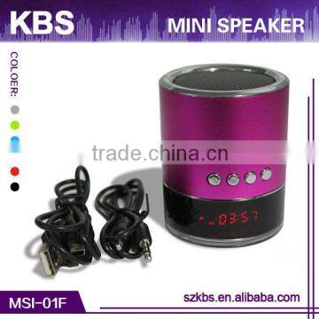 Professional Colour Flash Mini Speaker , Very Cheap Portable Mini Speaker With Usb Charger