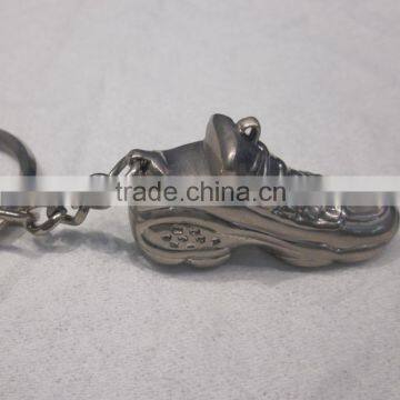 custom promotion 3d metal shoes keychain