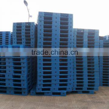 Standard Size Heavy Duty HDPE Stackable Double Faced Recycled Plastic Pallet 1200x1000 Supplier's Choice photo-4