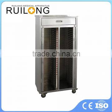 Sell Well Stainless Steel Metal Medical CT Record File Trolley