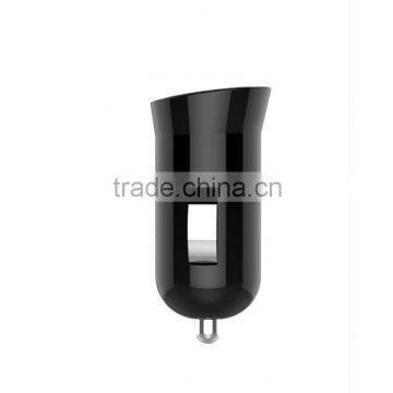 Single USB port mini car charger for Apple, Samsung, HTC, Blackberry with CE, FCC,RoHS 12V -24V