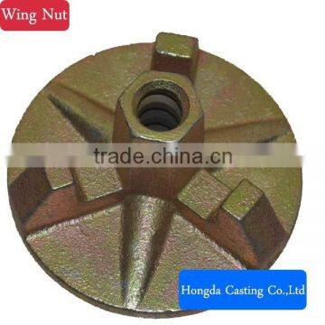 Construction Double Wings With Stiffener Nodular Casting Wing Nut Dia90mm