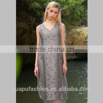 HP690084 dongguan humen wholesale sublimation printed maxi dress