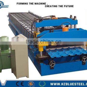 Cheap GI PPGI HDGI Roof Sheet Roll Forming Machine , Wall And Roofing Tile Production Line