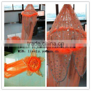 feather star baby crib and baby bed canopy mosquito net for DRKMN