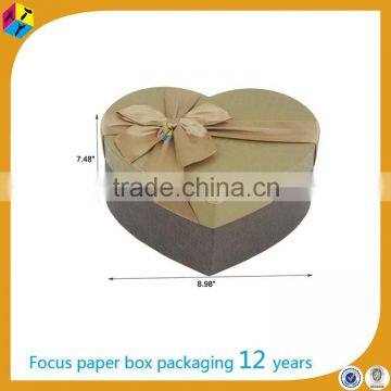 handmade cardboard heart shaped gift box