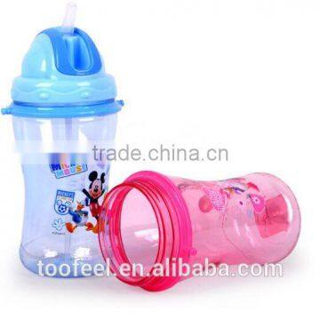 Cute Kids Water Bottles /420ml Plastic Strapping Bottles photo-2