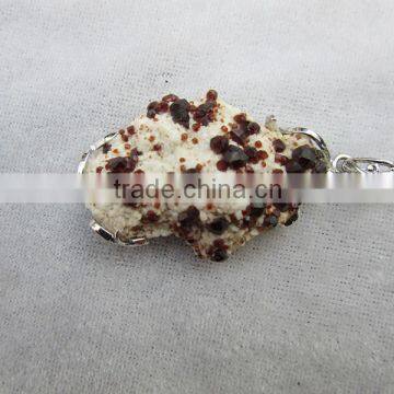 beautiful Garnet crystal cluster pendants for sale