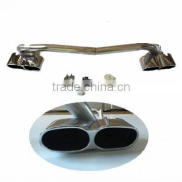 exhaust tips fit for BENZ C-CLASS W204 with AMG logo and S65 look 07~ AMG style