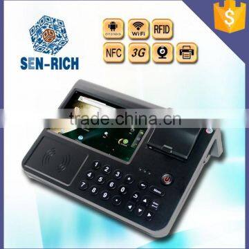 Multi-function POS Built-in Thermal Printer with Touch Screen,1D/2D Bar Code Scanner